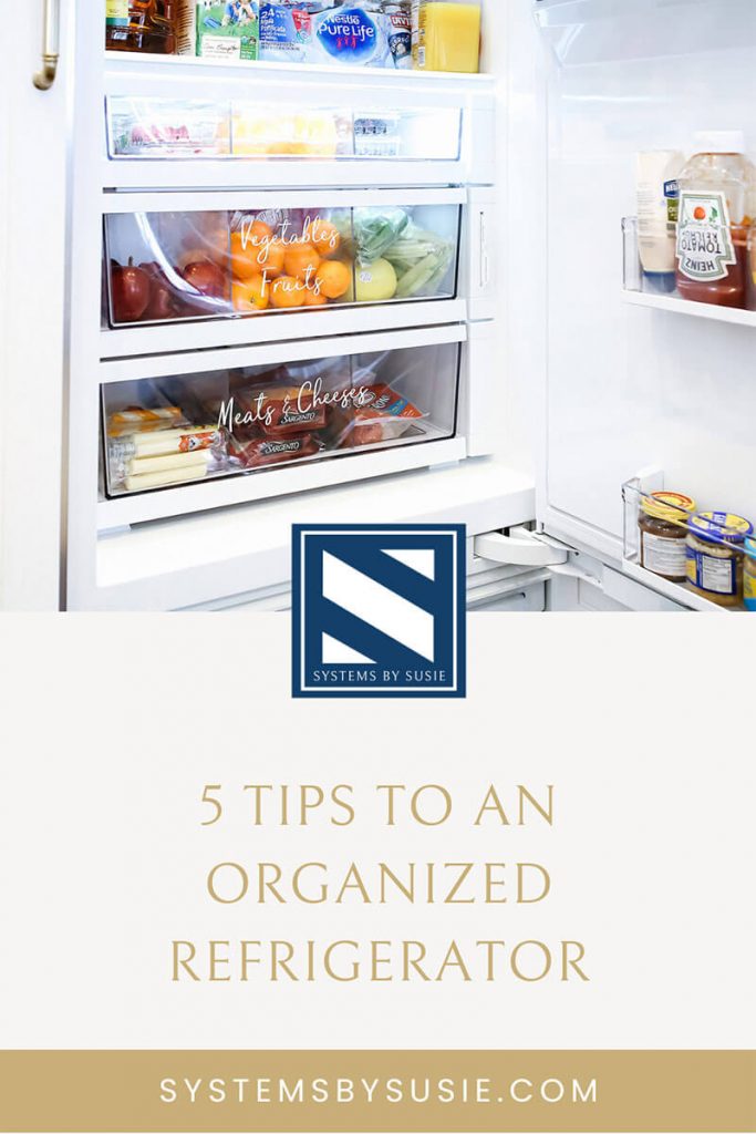 5 Tips to an Organized Refrigerator