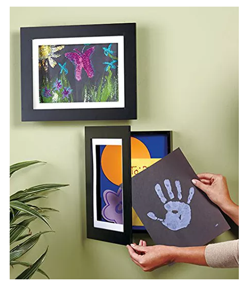 Put kids' artwork in frames