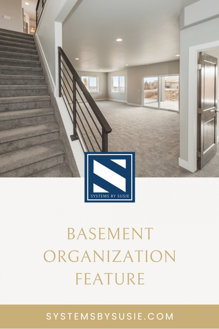 Basement Organization (Featured Project)