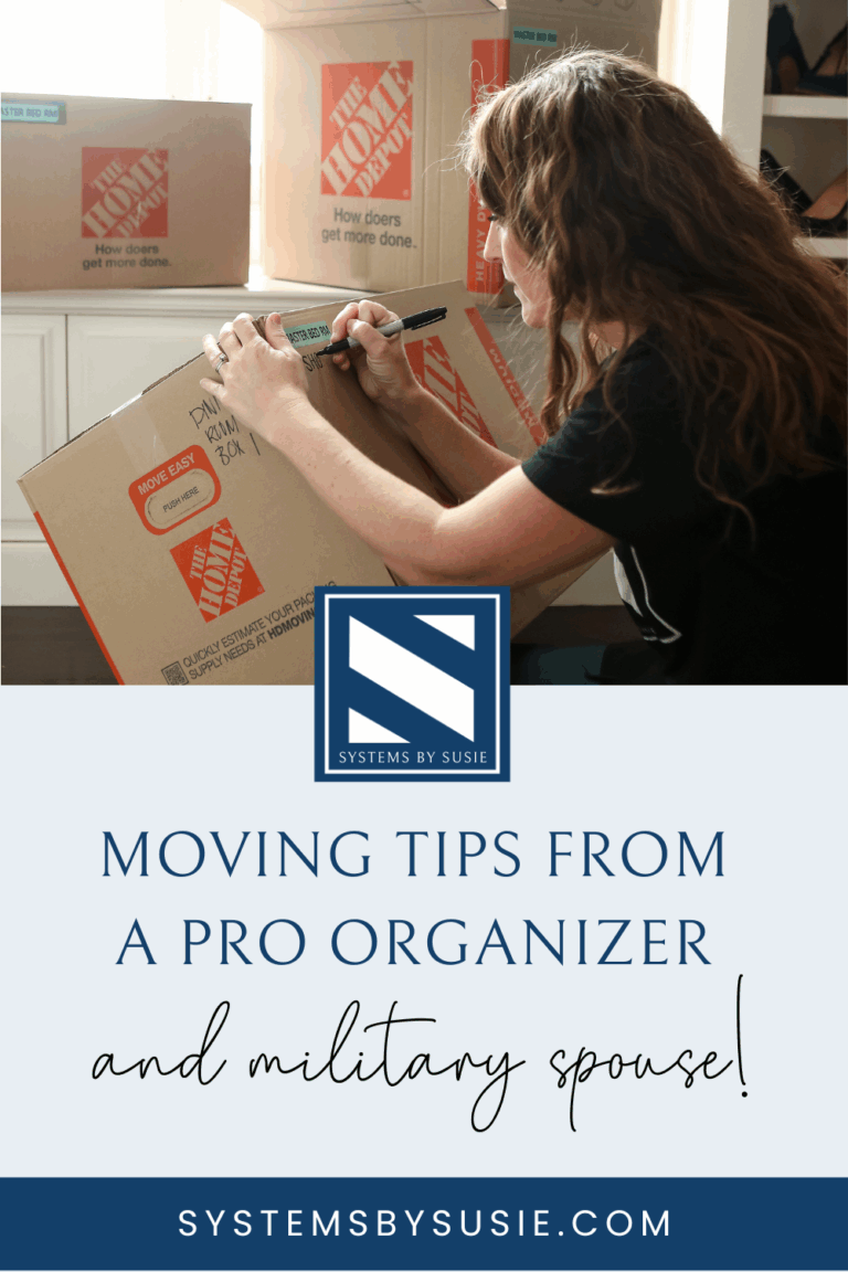 Moving Tips from a Pro Organizer and Prior Military Spouse