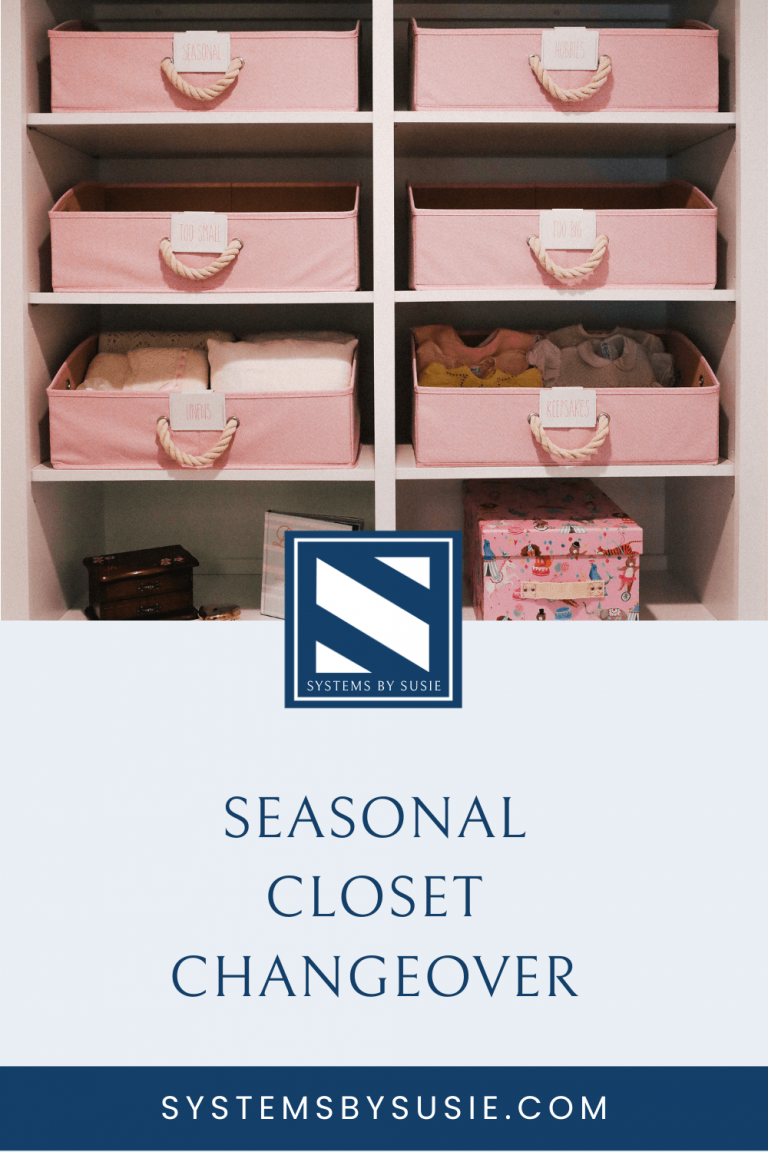 Seasonal Closet Changeover