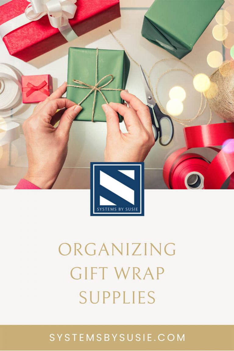 5 Tips for Organizing Gift Wrapping Supplies