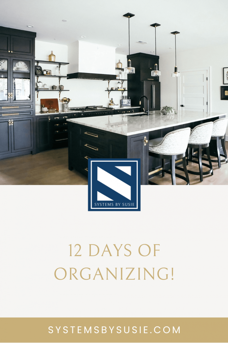 12 Days of Organizing!