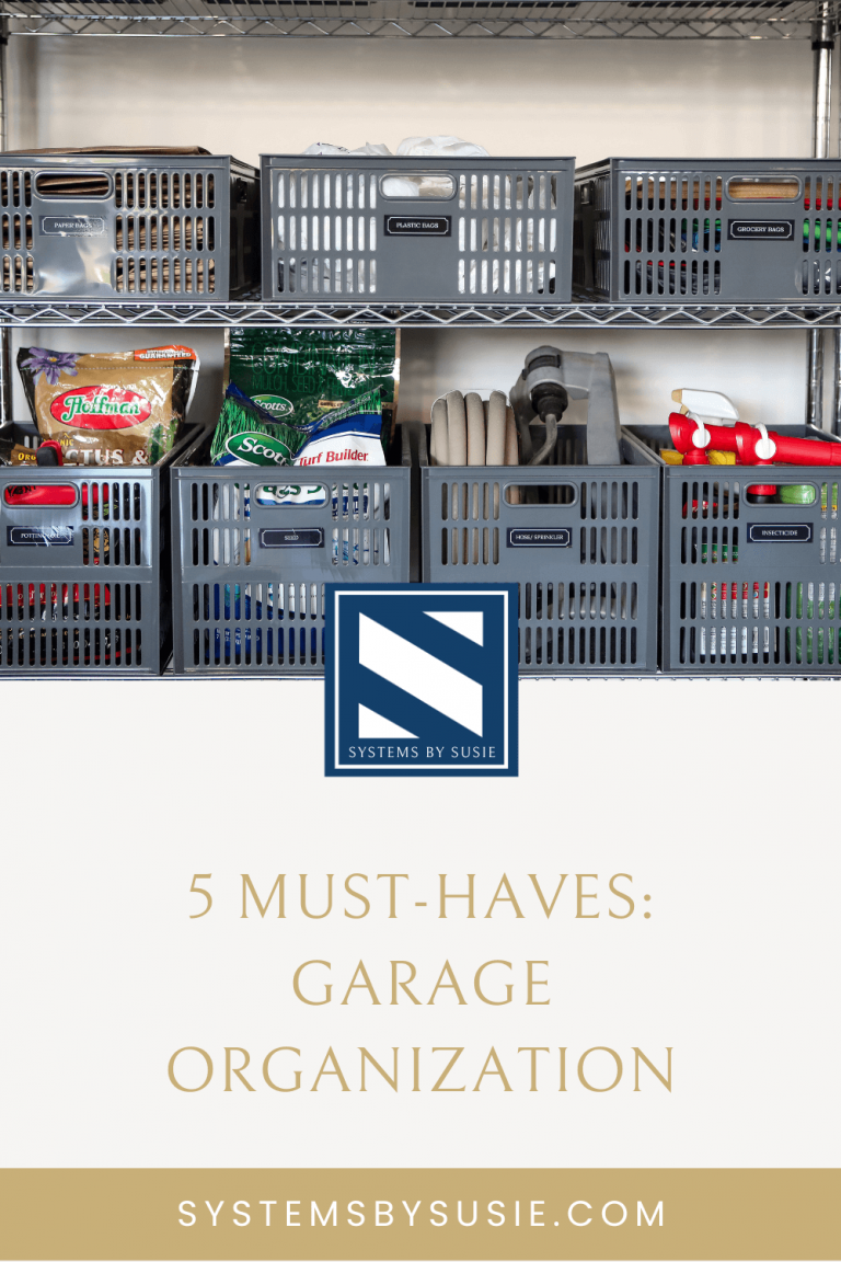 5 Must-Haves for Garage Organization