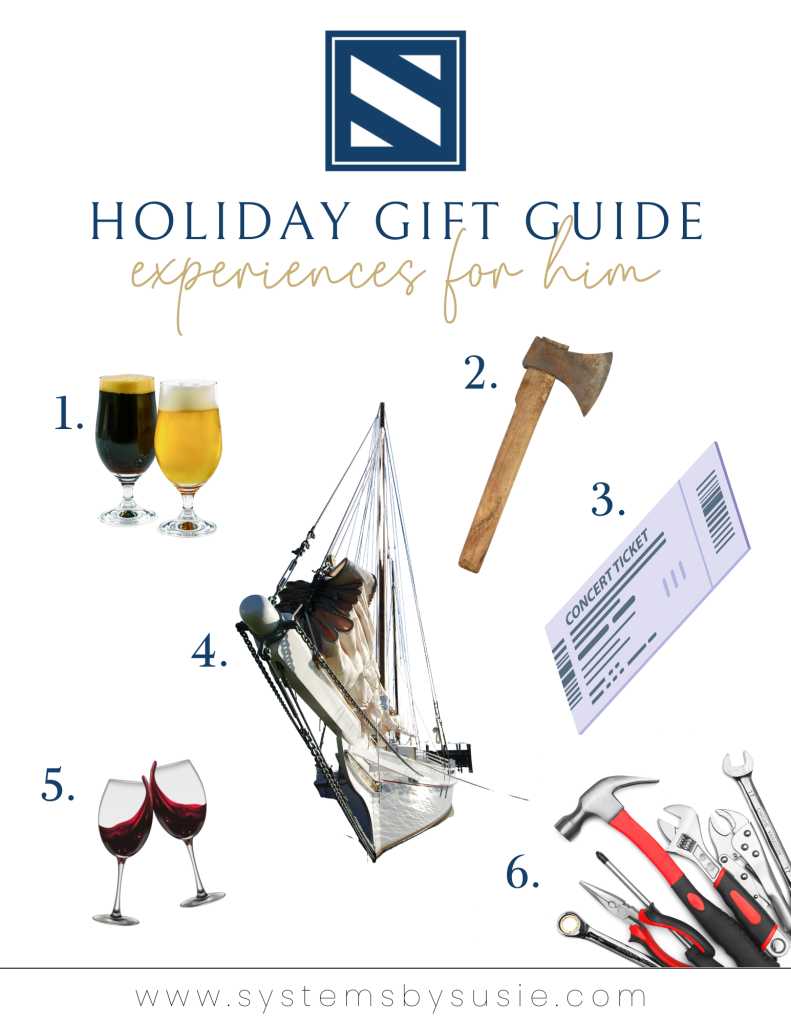Holiday Gift Guide - Experiences for Him