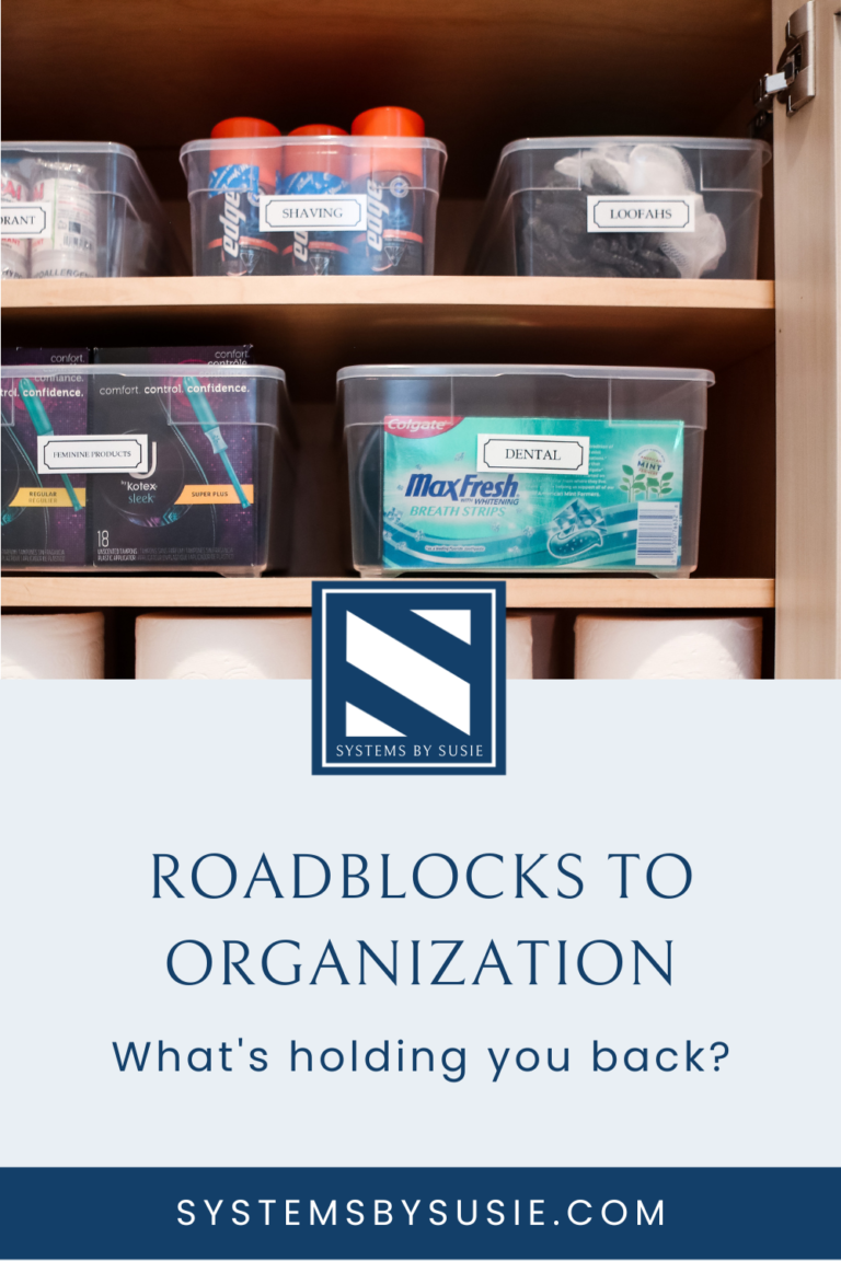 Roadblocks to Organization