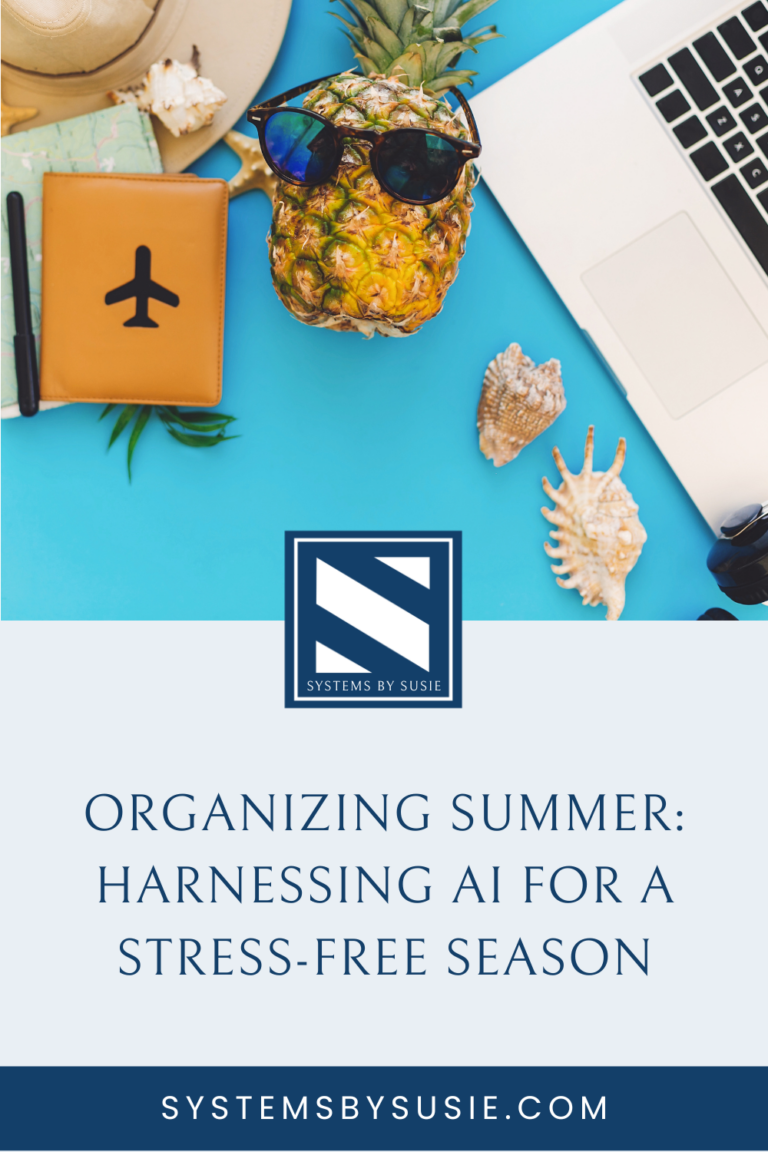 Organizing Summer: Harnessing AI for a Stress-Free Season