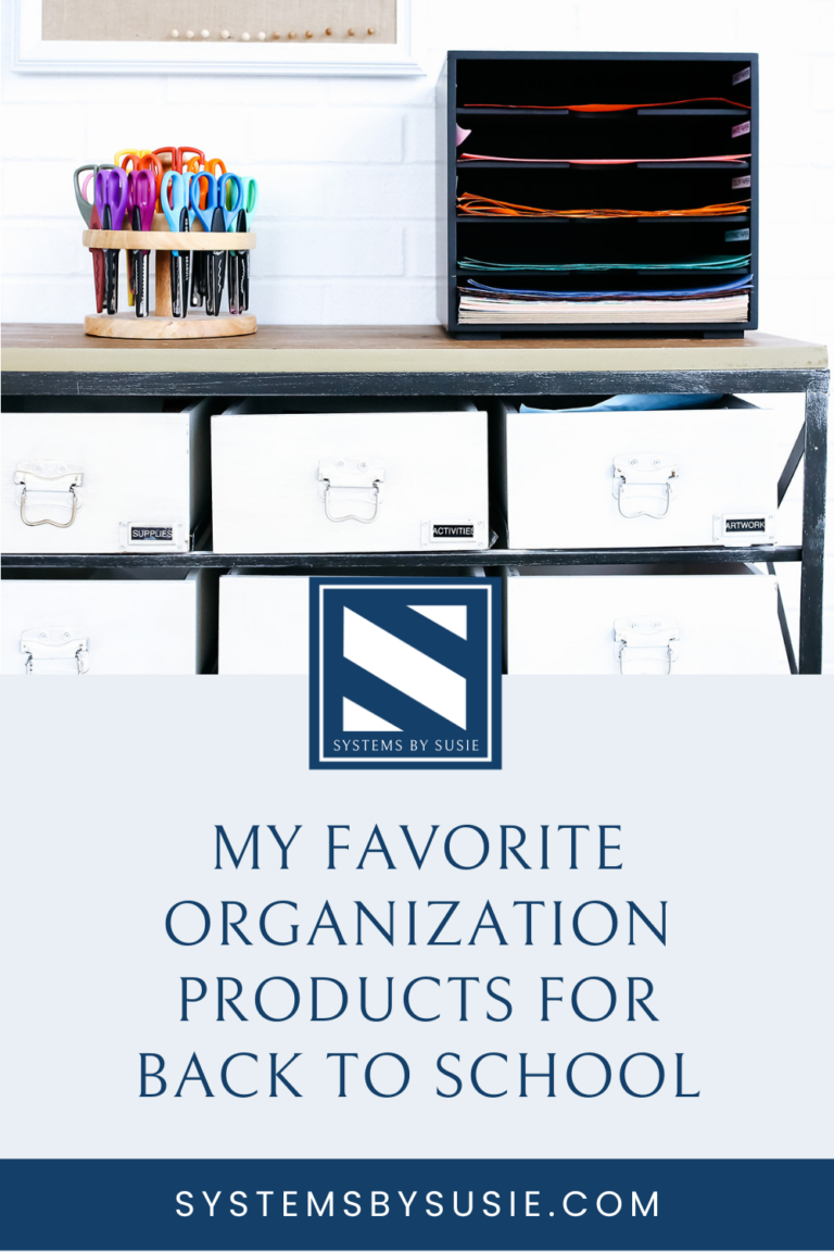 My Favorite Organization Products for Back to School