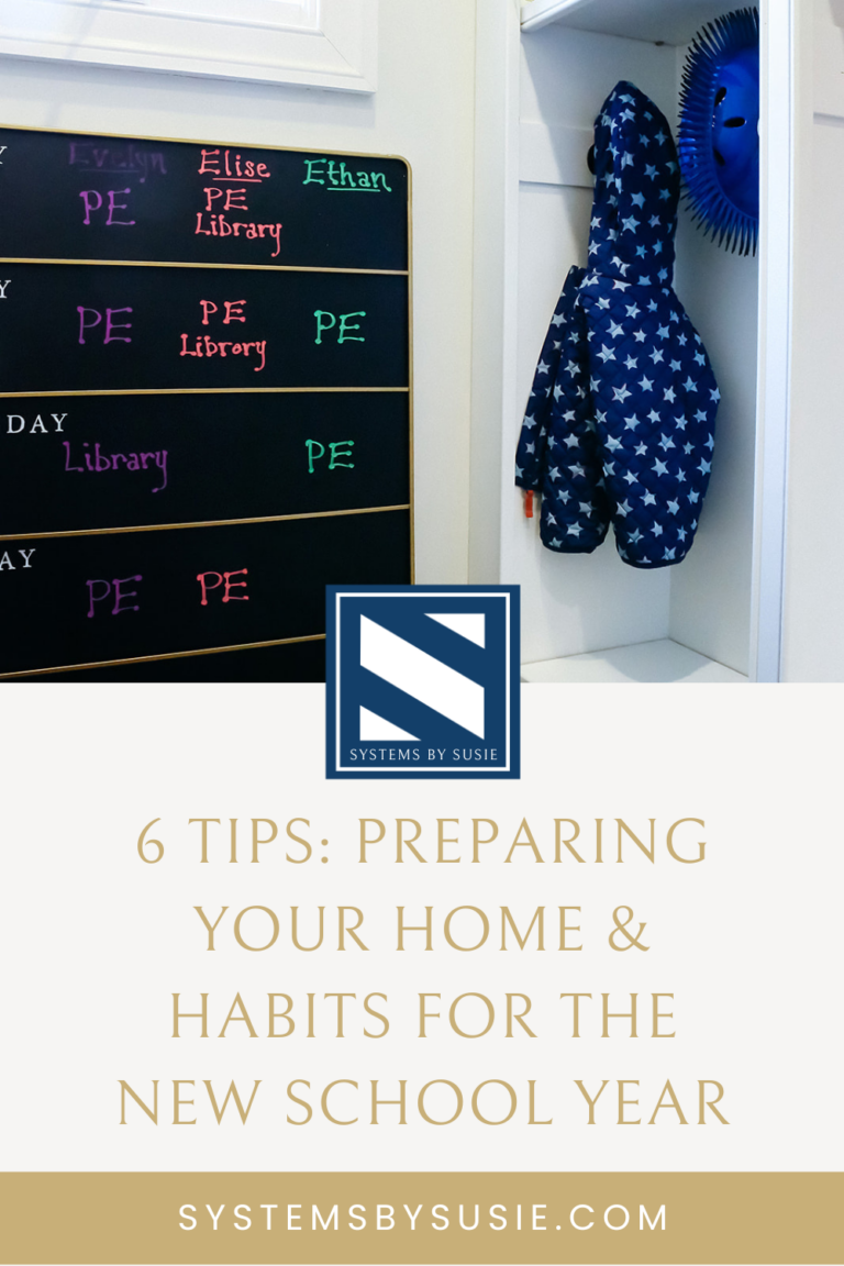 From Summer to School: Preparing Your Home & Habits for the New School Year