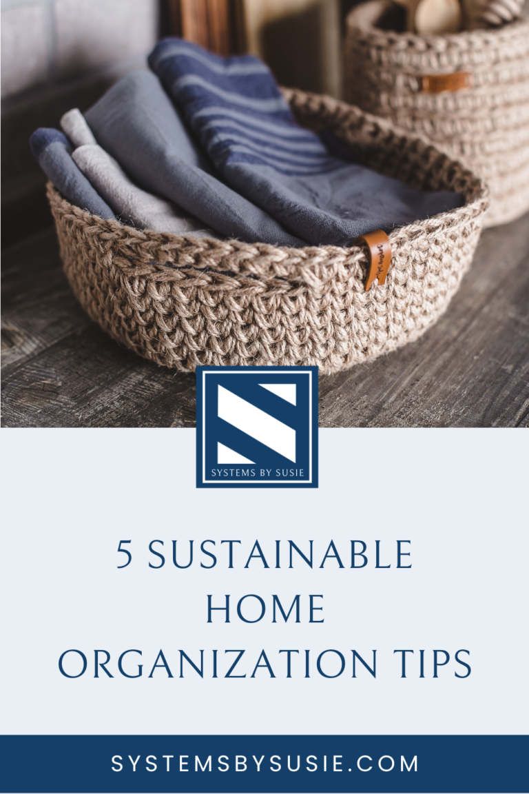 5 Sustainable Home Organization Tips