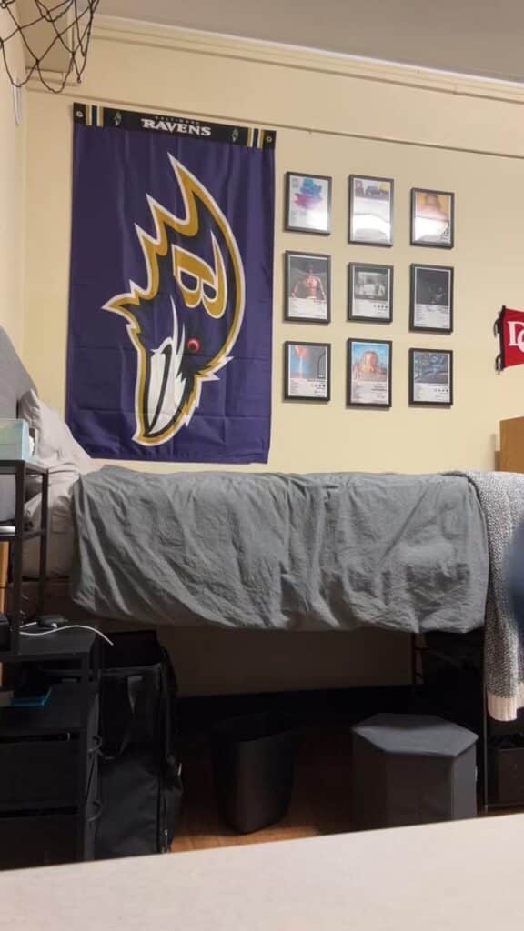 Finished dorm move-in