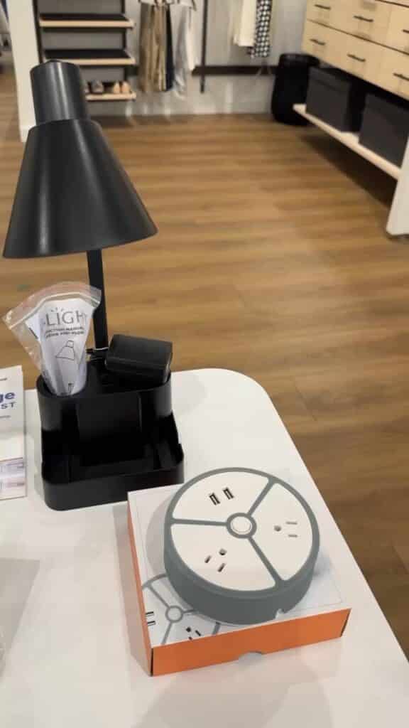 Desk lamp and charging station