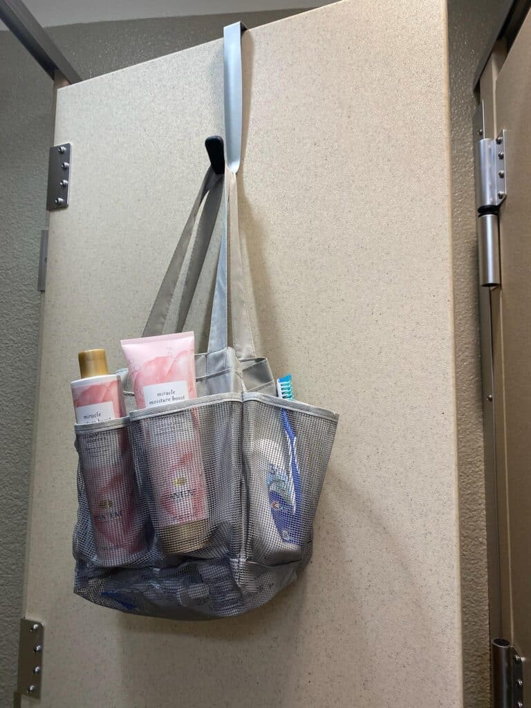 Hanging shower caddy