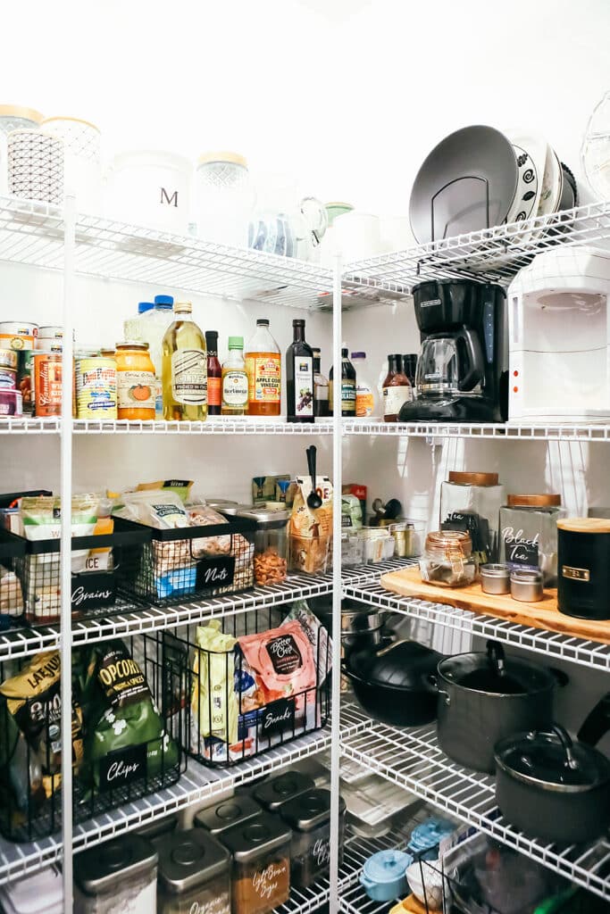 Organized pantry