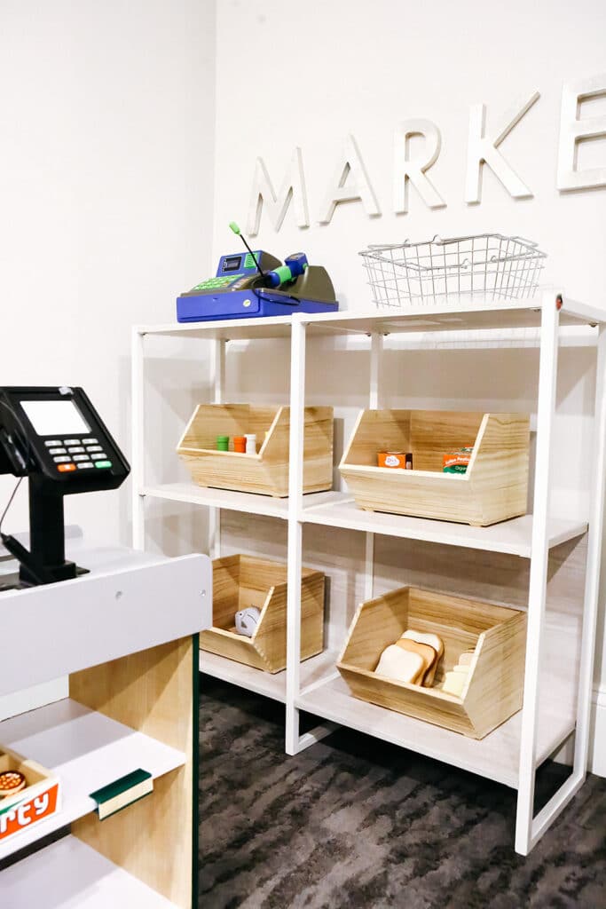 An organized playroom
