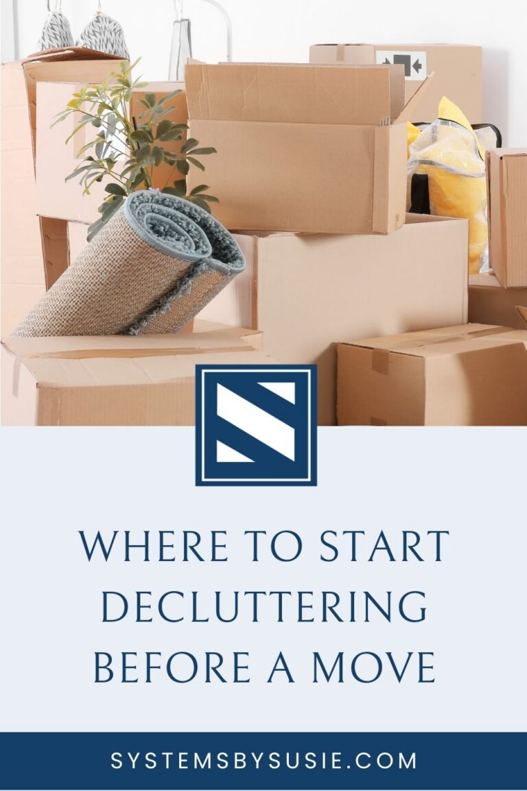 Where to Start Decluttering Before a Move
