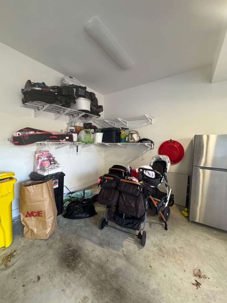 White minivan parked on residential street during daytime