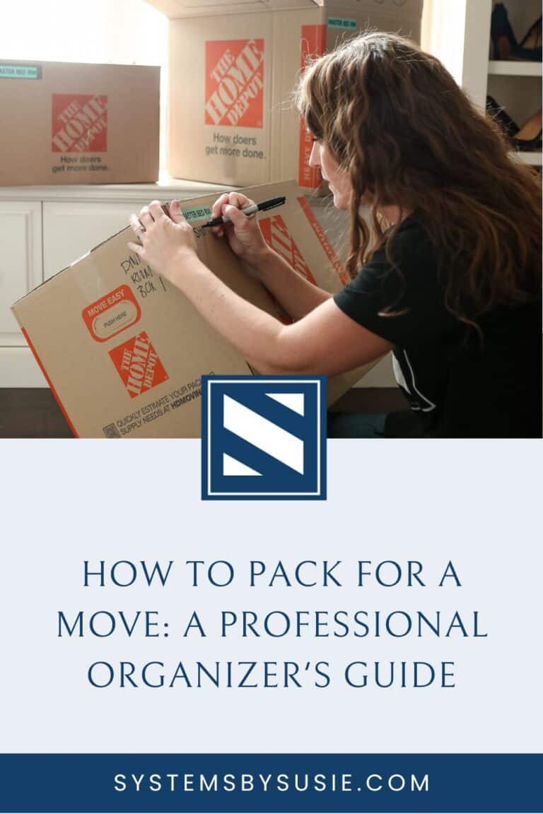How to Pack for a Move: A Professional Organizer's Guide