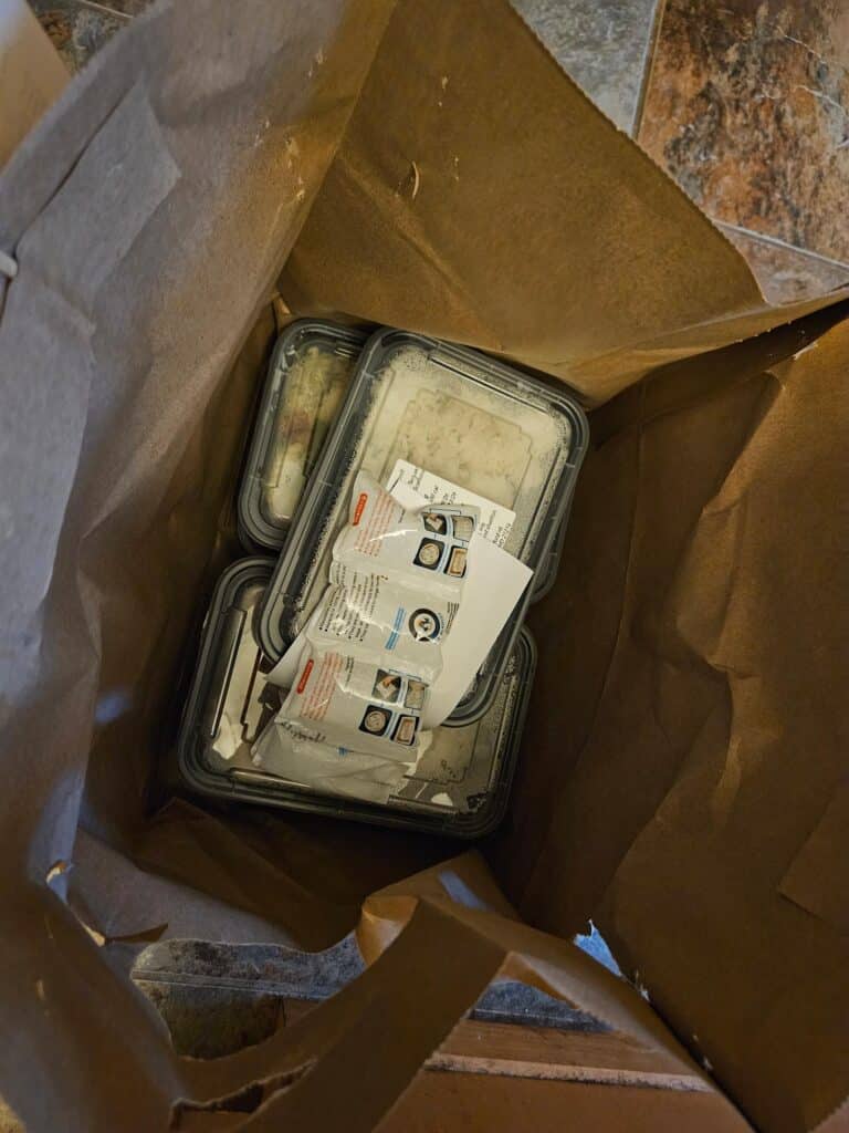 Delivery in a bag from Farm to Temple