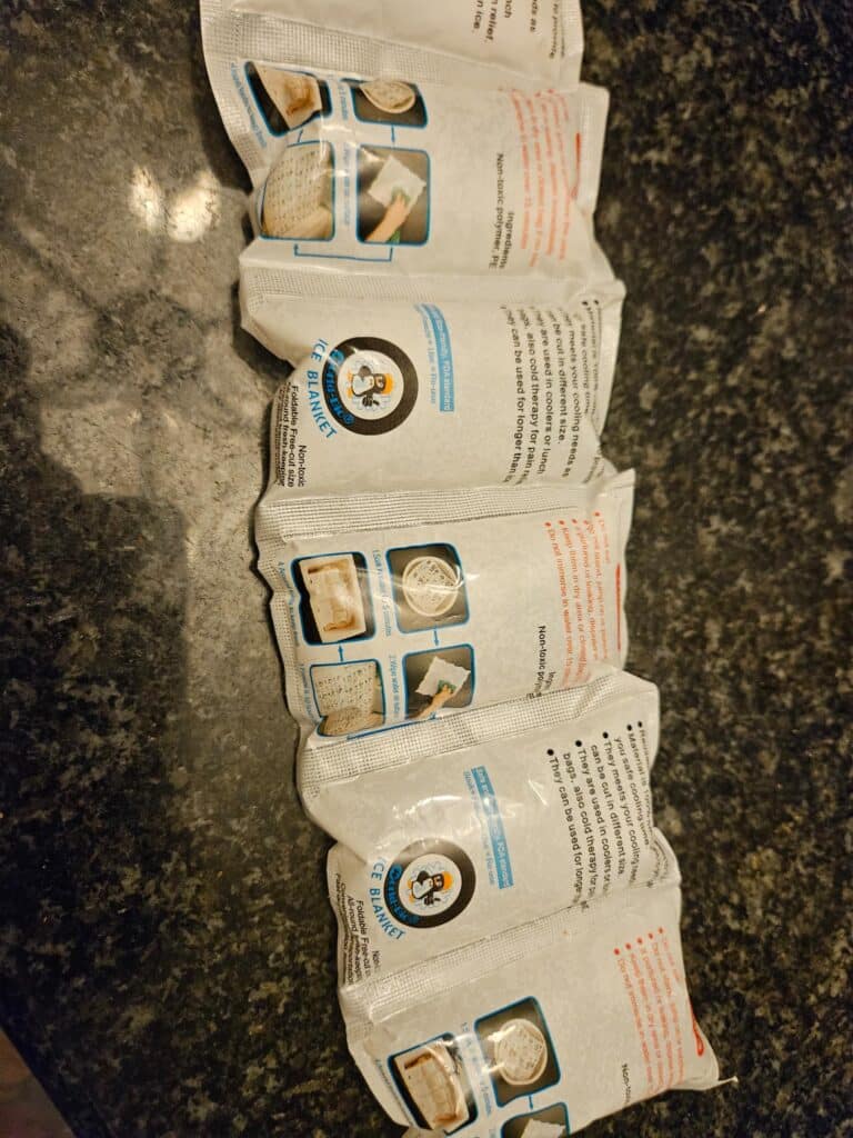 Ice pack from Farm to Temple delivery