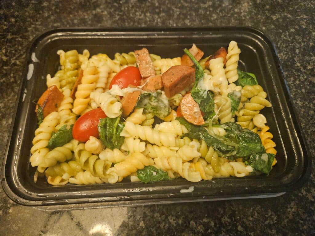 Chicken and Pasta from Farm to Temple