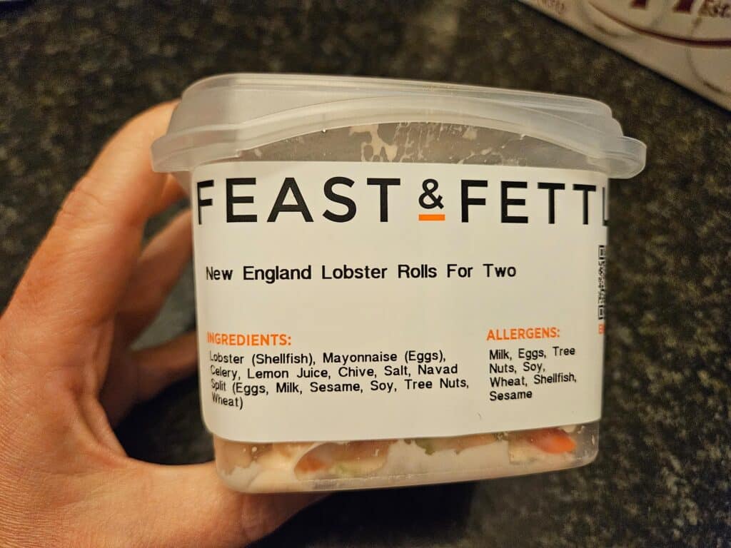 Lobster Roll from Feast & Fettle