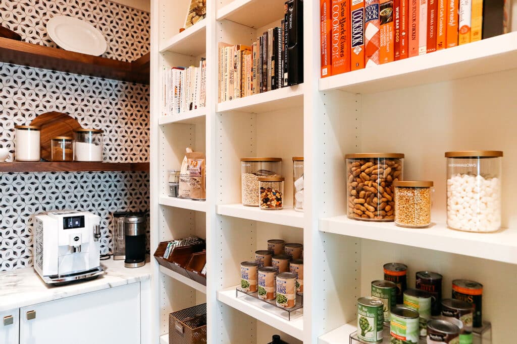 An organized pantry